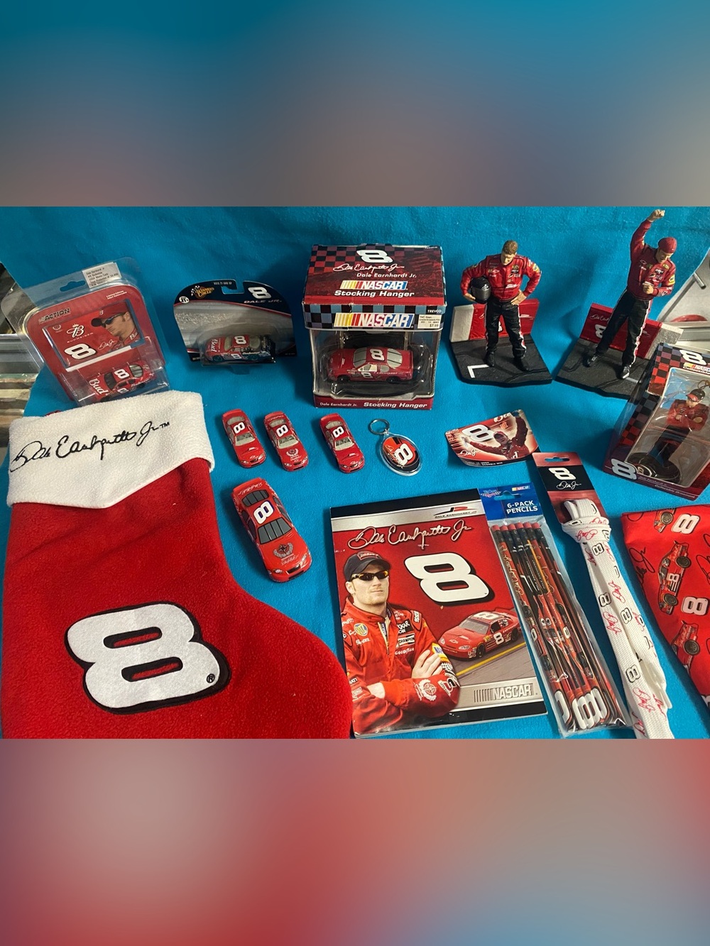 Red #8 NASCAR Dale Earnhardt Jr Collection Box